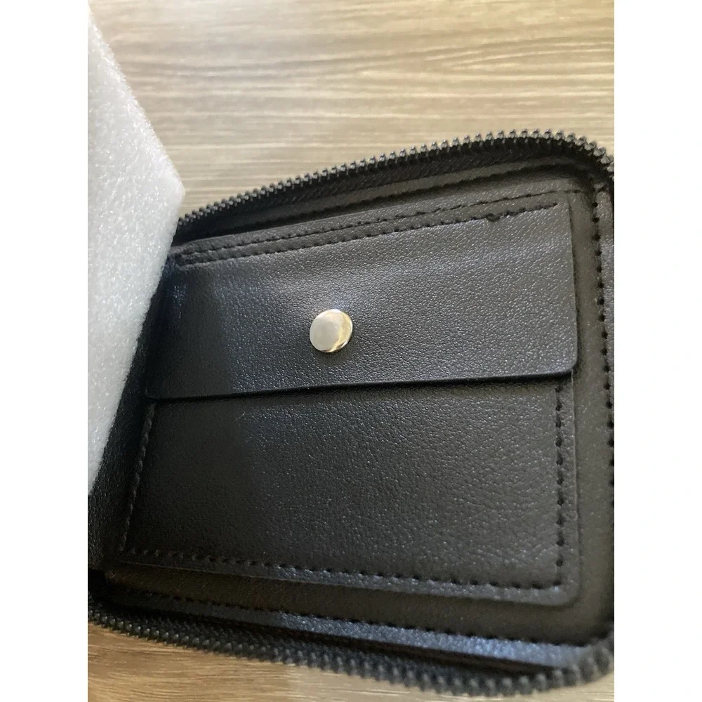 Dizorris Style Leather Men's Wallet Color Blackish Gray